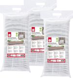 Rayher hobby materialen Rayher Hobby vulmateriaal wattevlies - 3x - wasbaar - voor knuffels/kussens/kleding - 500 gram - polyester - watten laagjes