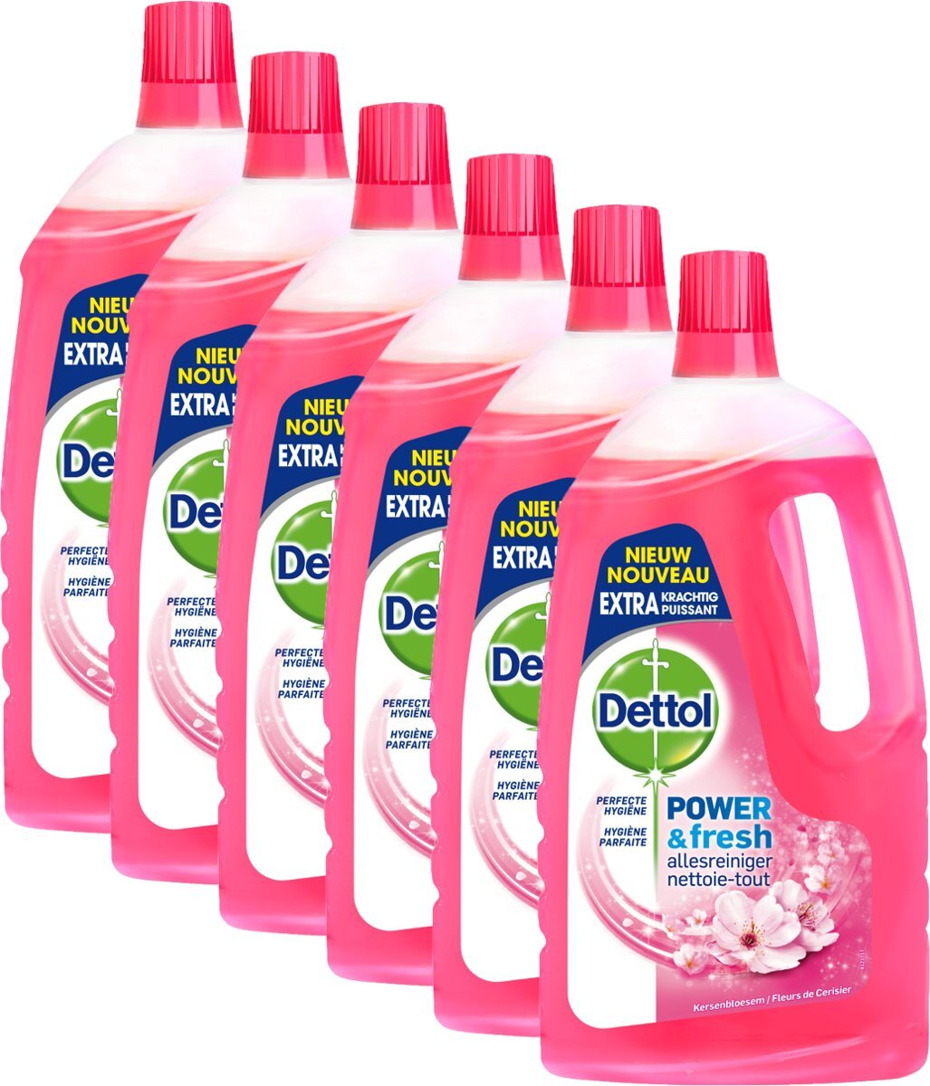 Dettol Allesreiniger Kersenbloesem - 6 x 1 L - Grootverpakking