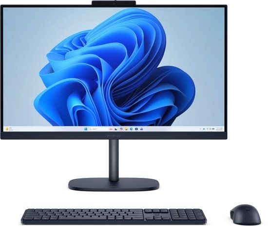 HP DR9N4EA All-in-One PC/workstation Intel Core 5 120U 60,5 cm (23.8") 1920 x 1080 Pixels 12 GB DDR5-SDRAM 512 GB SSD Windows 11 Home Wi-Fi 6 (802.11ax) Blauw