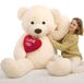 XXL Ours en peluche doux 183 cm comme jouet à câliner