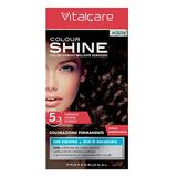 Vitalcare Colour Shine Crème zonder ammoniak, met keratine, nr. 5.3 lichtbruin verguld