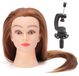 Mannequin de coiffure avec cheveux doux et cuir chevelu naturel