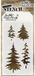 Stampers Anonimous Stampers Anonymous Tim Holtz Woodland Layering Stencil (THS071)