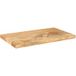 Tablette de table rectangulaire en bois de manguier massif 60x40x3,8 cm