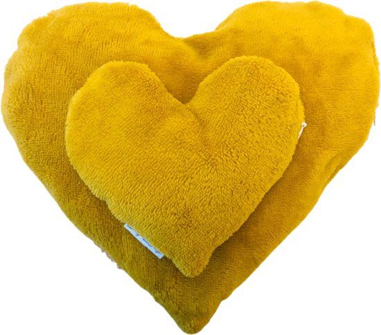 Love by natures light JK- Hartenpitje geel SET (2 stuks) - Nederlands