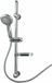 Rousseau Colonne de douche Acier inoxydable 2 m 3 positions 60 cm