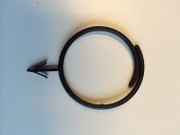 Klika Bottle Loop Zwart Kaarthanger