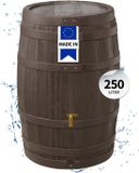4RAIN VINO regenton 250 L, donkerbruin