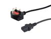 Equip 112303 cordon d'alimentation Noir IEC C13 BS 1363