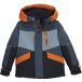Killtec first instinct by killtec Kind Ski-jack/functioneel jack met capuchon en sneeuwvanger FISW 40 MNS SKI JCKT, denim dunkelpetrol, 86/92, 43387-000