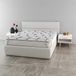 Topper MB HOME ITALY Gewatteerde matras met elastiek, voor tweepersoonsbed, 160 x 195 cm