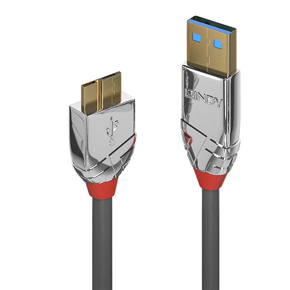 LINDY 36659 USB-kabel 3 m Grijs