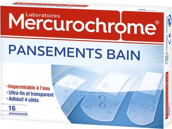 Mercurochrome 16 Badverbanden