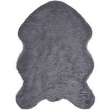 Tapis En Fausse Tafalla Anthracite 60 x 90 cm Polyester