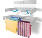 Step Up Airer - Sèche-linge rétractable - Sèche-linge pour vêtements - Intérieur ou extérieur - Gain de place - Conception compacte - Capacité de 25 kg - Ligne de 6 m