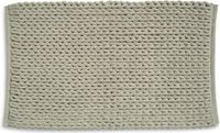 Kela Badkamer Vloerkleed, Badmat, 100 x 60 cm, Taupe, Gerecycled Polyester, Katoen