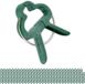 Relaxdays plantenclips - set van 120 - tomatenclips - groen