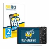 BROTECT - Screenprotector voor Sony Cyber-Shot DSC-RX100 VII / VIIA - Folie Beschermfolie transparant 2 Stuks