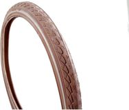 Delitire buitenband 22x1.75 - reflectie - donkerbruin