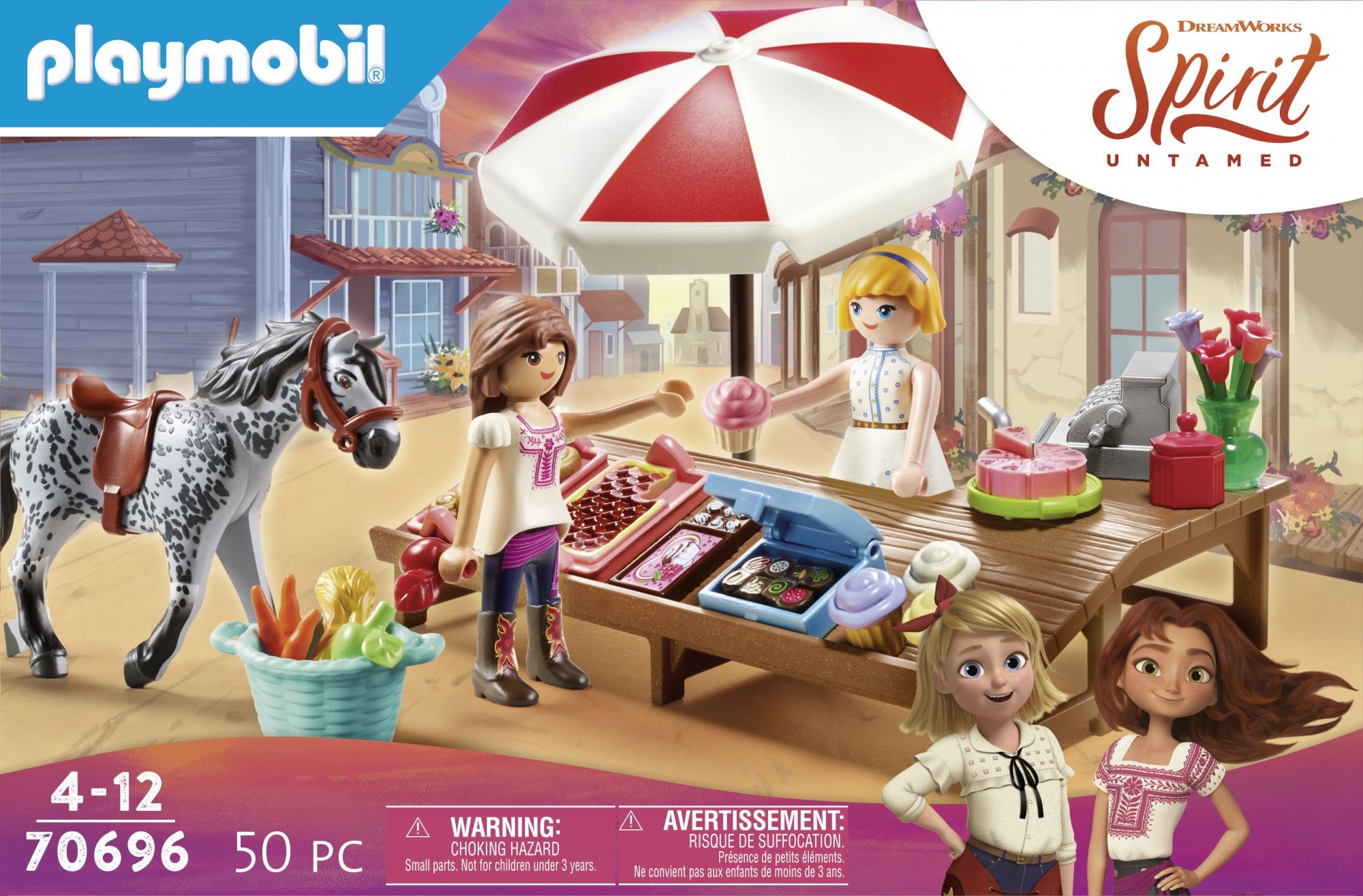PLAYMOBIL Spirit Miradero Snoepwinkel - 70696 - Toy Figure Set - Multicolour - 4+ Years