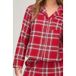 Hunkemöller Pyjamatop Flannel Rood