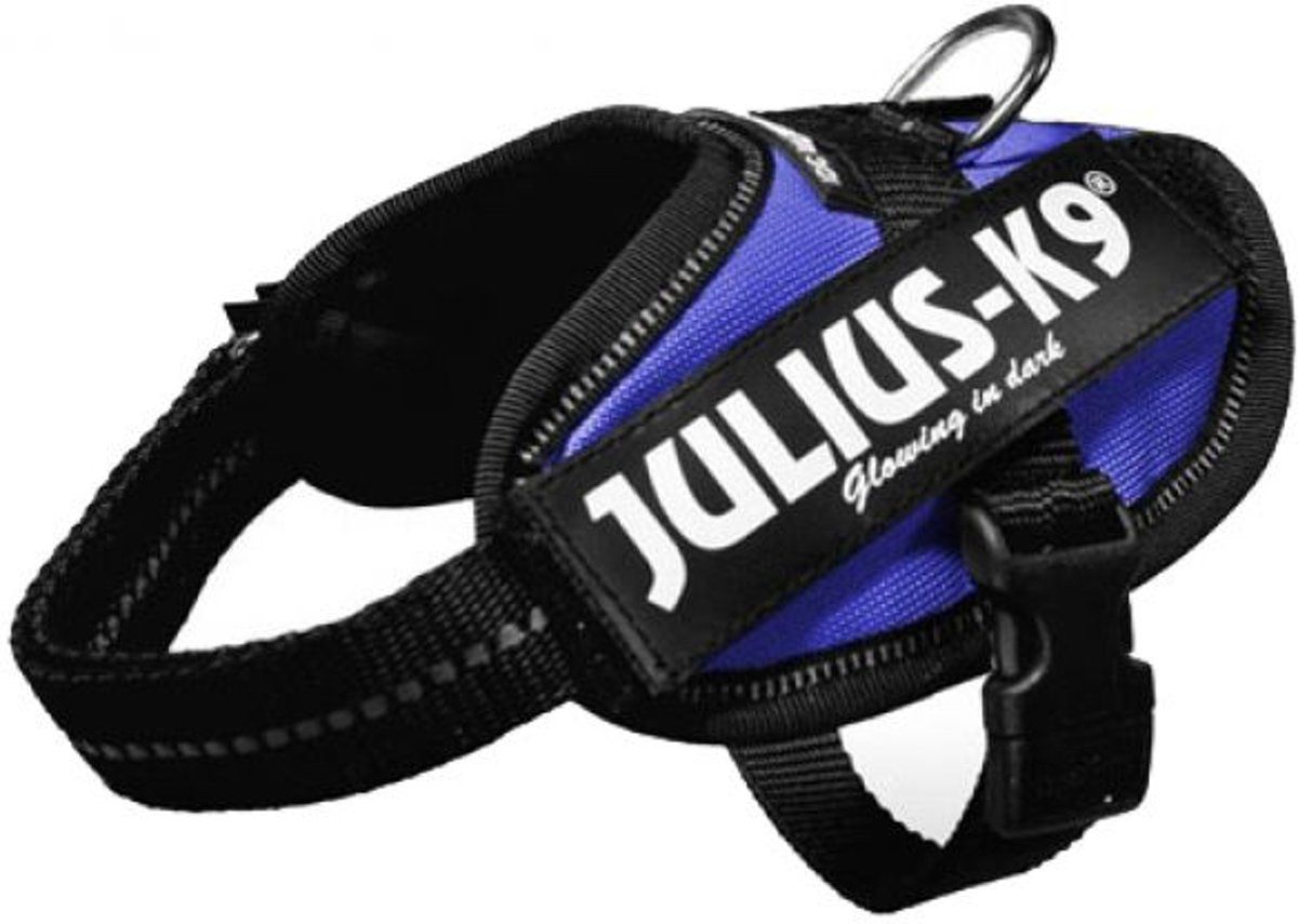JULIUS K9 IDC Powertuig/Harnas - Baby 2/35-43cm - XXS - Blauw