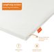 Sleepling topper 100 x 200 x 5 cm extra ferme, degré de fermeté 4 à partir de 100 kg, surmatelas, lavable, Ökotex