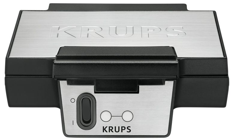 Krups FDK 251 Wafelijzer - Vierkant - 850W - Zwart/RVS