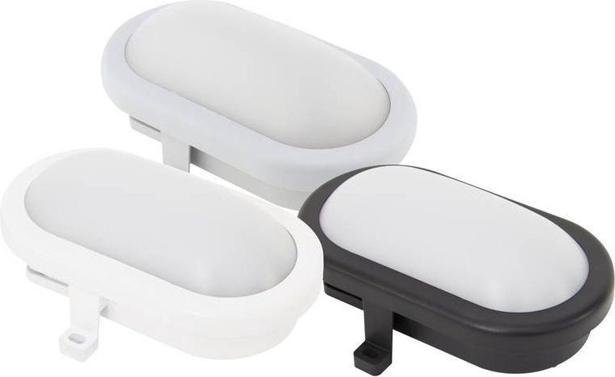 Ritos LED Ovaal lamp 10 Watt, Zwart - 4048599111109