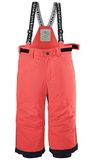 first instinct by killtec Unisex skibroek functionele broek met bretels en sneeuwvanger Pnts Ski Fisw 7 MNS koraalrood, 86/92, 38918-000