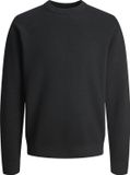 JACK&JONES JWHMILANO STITCH KNIT CREW NECK Heren Gebreide truien L Zwart