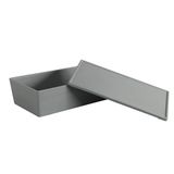 Serving Asami Ware Serving Box met deksel, 3,8 l, 32,5 x 17,9 x 9,5 cm, melamine grijs