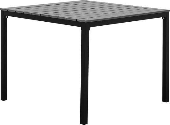 Beliani PRATO Tuintafel - Grijs - Kunsthout - 95x95cm