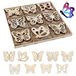 Bois Papillons Artisanat Ensemble de 45