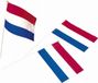 Merkloos / Sans marque Haza-Witbaard Holland Zwaaivlaggetjes van Papier - 400 stuks - 38 cm