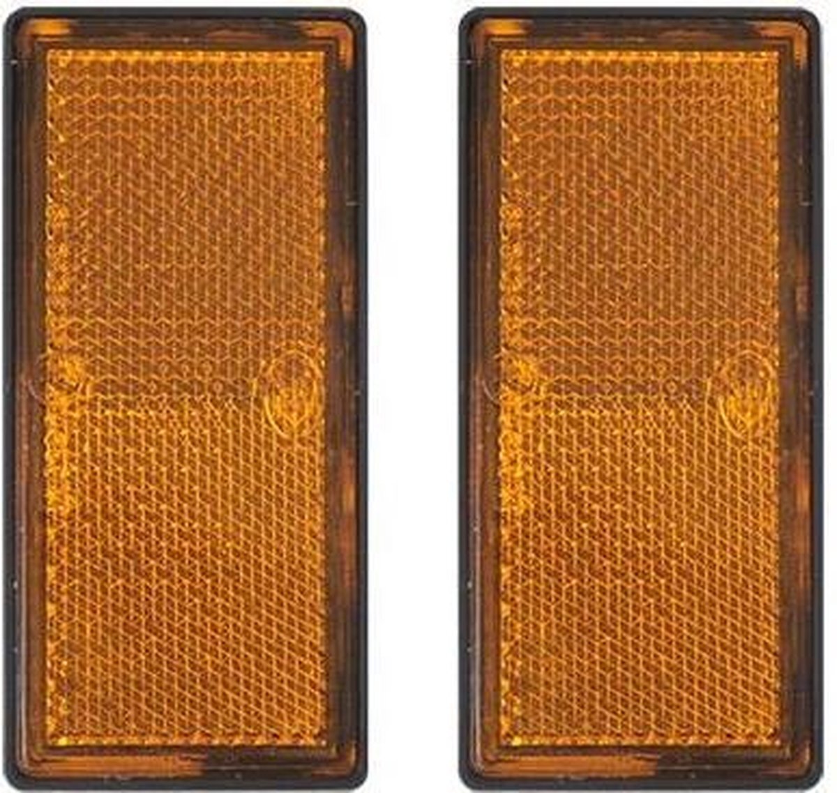 ProPlus reflectoren 85 x 39 mm zelfklevend oranje 2 stuks