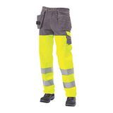 JAK 11100 High Vis Werkbroek | Geel/Grijs | 62L (44/35)