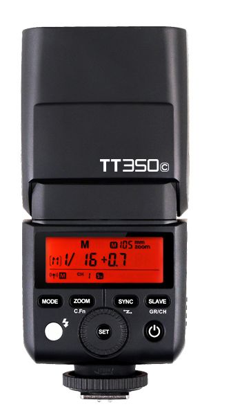 Godox TT350C Slave Camera Flash - Black - Canon Compatible