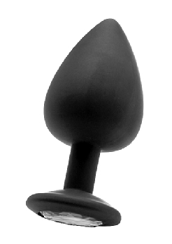 Ouch! Diamond Butt Plug - XL - Black