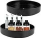 Plateau tournant Lazy Susan - support d'épices - 25,8 cm - Noir