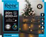Feeric lights & Christmas Feeric lights Kerstverlichting - 2x - warm wit - 20 meter - 200 led lampjes - groen snoer