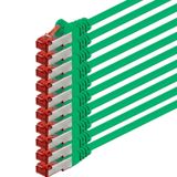 1aTTack 0.25m Cat6 SSTP netwerkkabel Groen