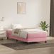 Maison Exclusive - Boxspring avec matelas, rose, 80x220 cm, velours