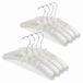 Whitmor 8PK Sat Blouse Hanger, 8 Count, Bone