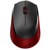 Genius NX-8000S - Muis - optisch - 3 knoppen - draadloos - 2.4 GHz - USB draadloze ontvanger - rood