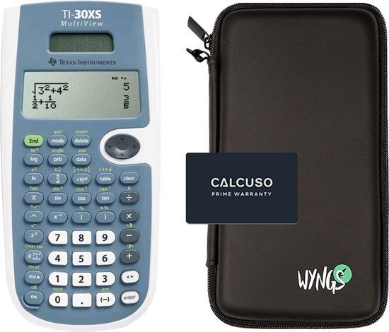 Texas Instruments TI-30XS MultiView - Zwart - Wetenschappelijke rekenmachine