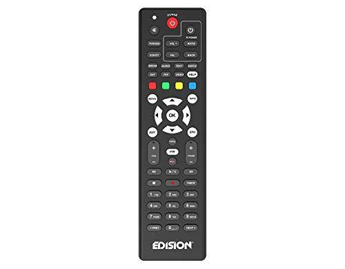 Edision Universele afstandsbediening EDI-RCU 3 Learn OS, origineel, OS Linux serie, programmeerbaar, 2-in-1 tv en ontvanger, OS NINO+, OS NINO PRO, OS MINI 4K, OS MIO 4K, OS MIO + 4K