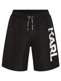 Karl Lagerfeld Zwemshorts zwart / wit