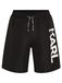 Karl Lagerfeld Zwemshorts zwart / wit