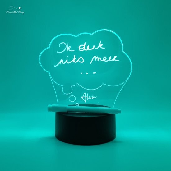 [Nice Little Things] - Gepersonaliseerde RGB LEDlamp - Tekenen met Licht - Wolkje